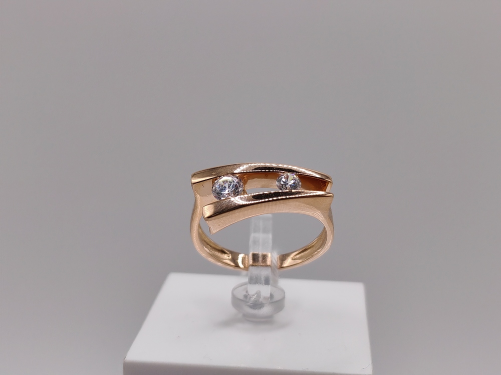 КОЛКМИ585 КОЛЬЦО С КАМНЯМИ (Au 585)