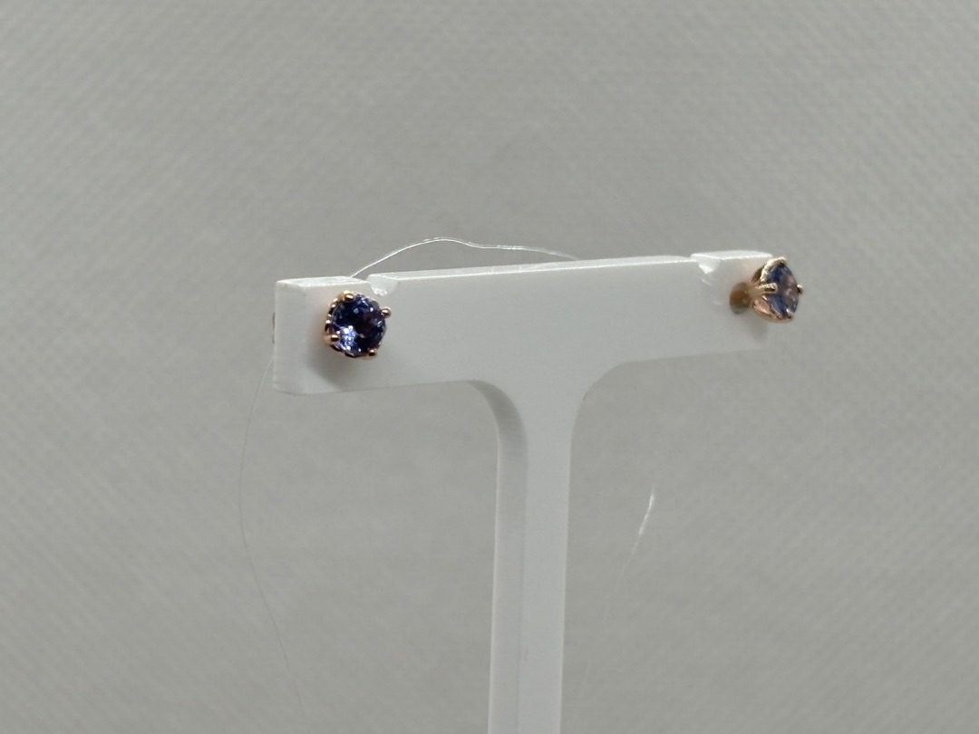 СЕРЬГИ ПУСЕТЫ с камнем (Au 585)