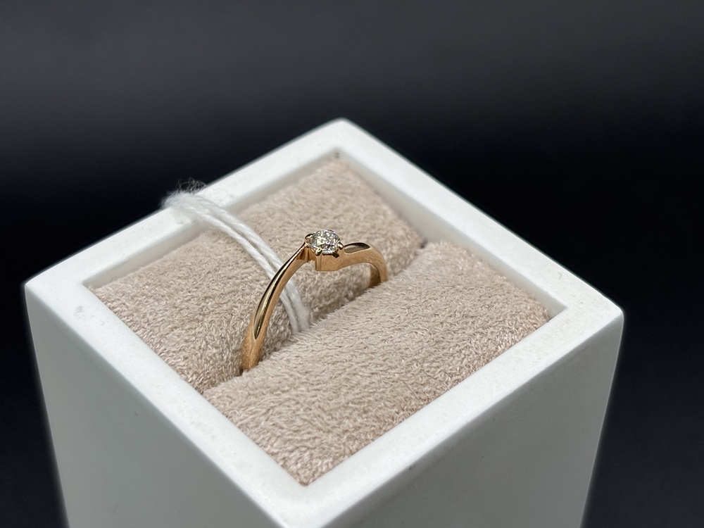 КОЛЬЦО БРИЛЛИАНТ Au 585