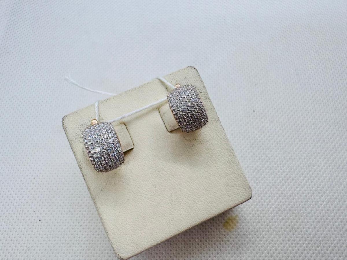 СЕРЬГИ С КАМНЯМИ (Au 585)