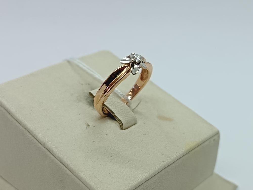 КОЛЬЦО БРИЛЛИАНТ Au 585