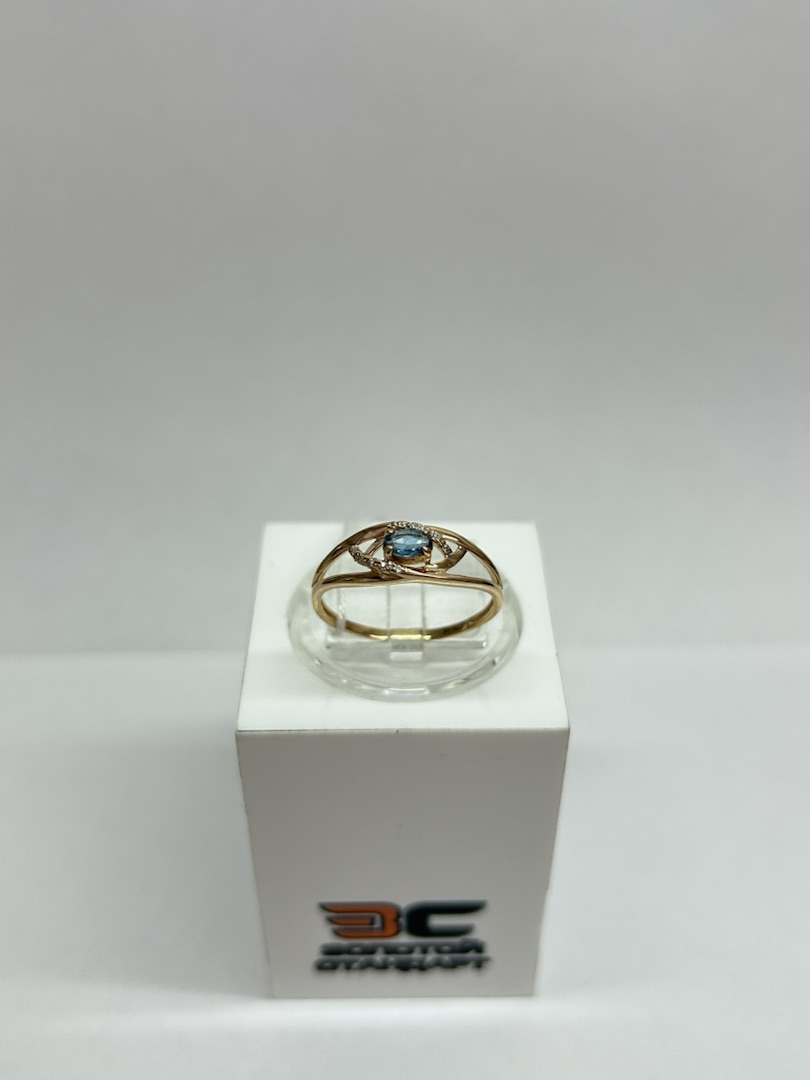 КОЛКМИ585 КОЛЬЦО С КАМНЯМИ (Au 585)