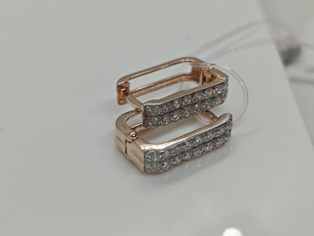 СЕРЬГИ С КАМНЯМИ (Au 585)