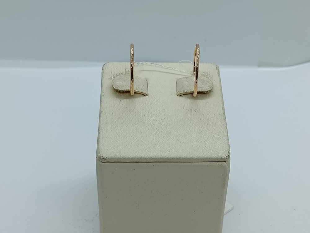 СЕРЬГИ КОНГО без камня (Au 585)