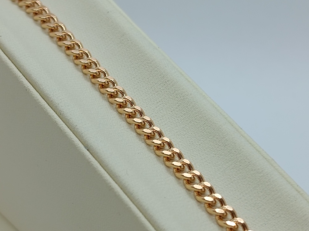 БРАСЛЕТ ПУСТОТЕЛЫЙ Панцирное (Au 585)