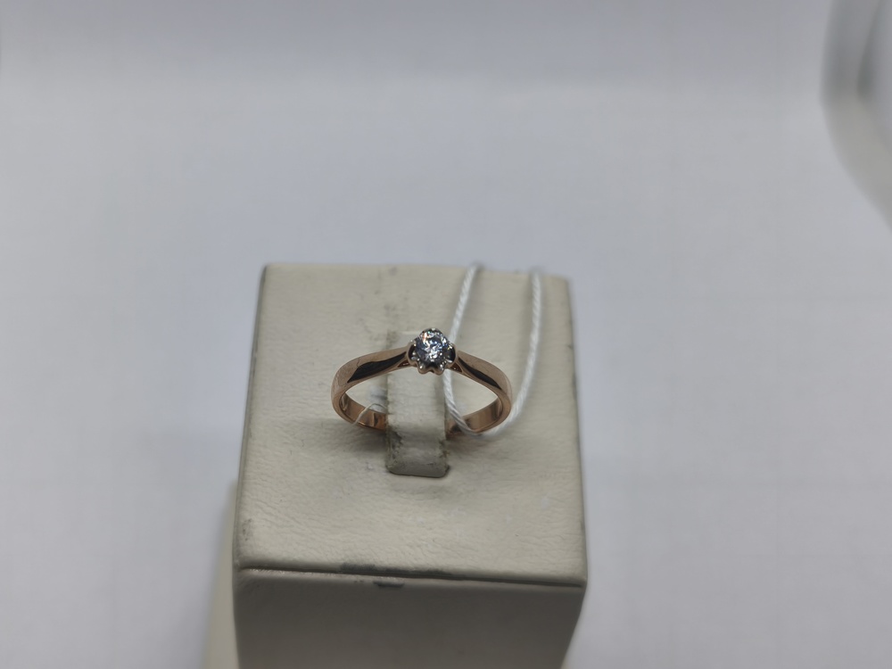 КОЛКМ585 КОЛЬЦО С КАМНЕМ (Au 585)