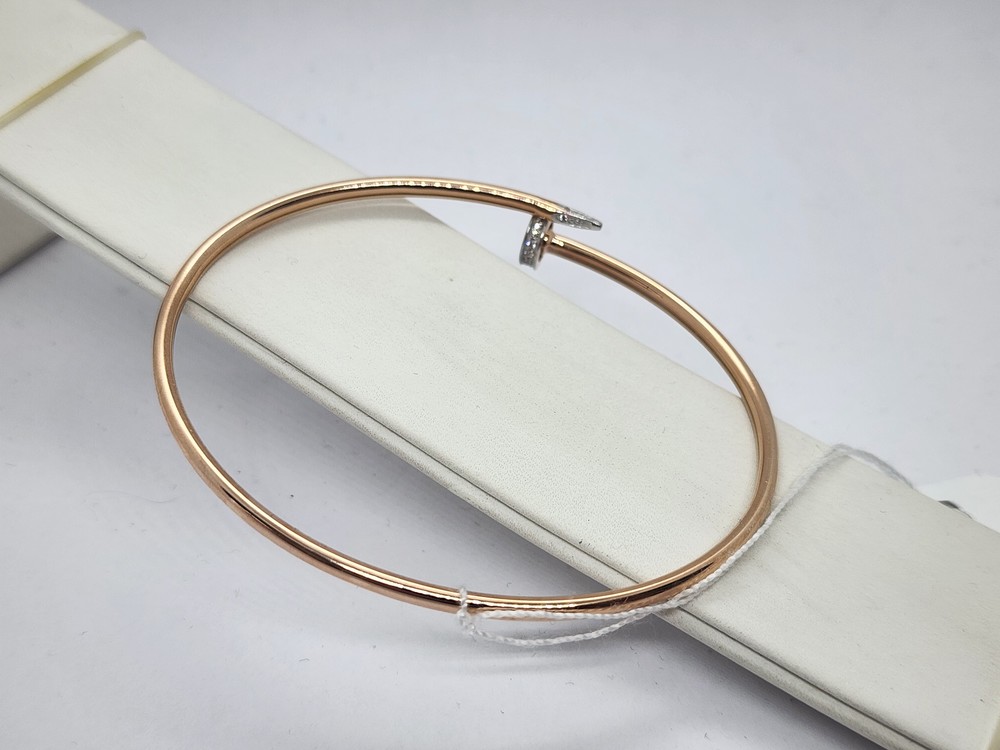 БРАСЛЕТ ЖЕСТКИЙ с камнями (Au 585)