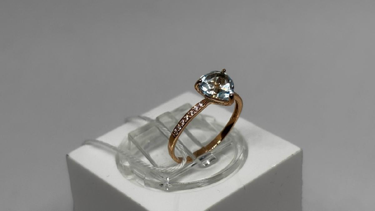 КОЛКМИ585 КОЛЬЦО С КАМНЯМИ (Au 585)