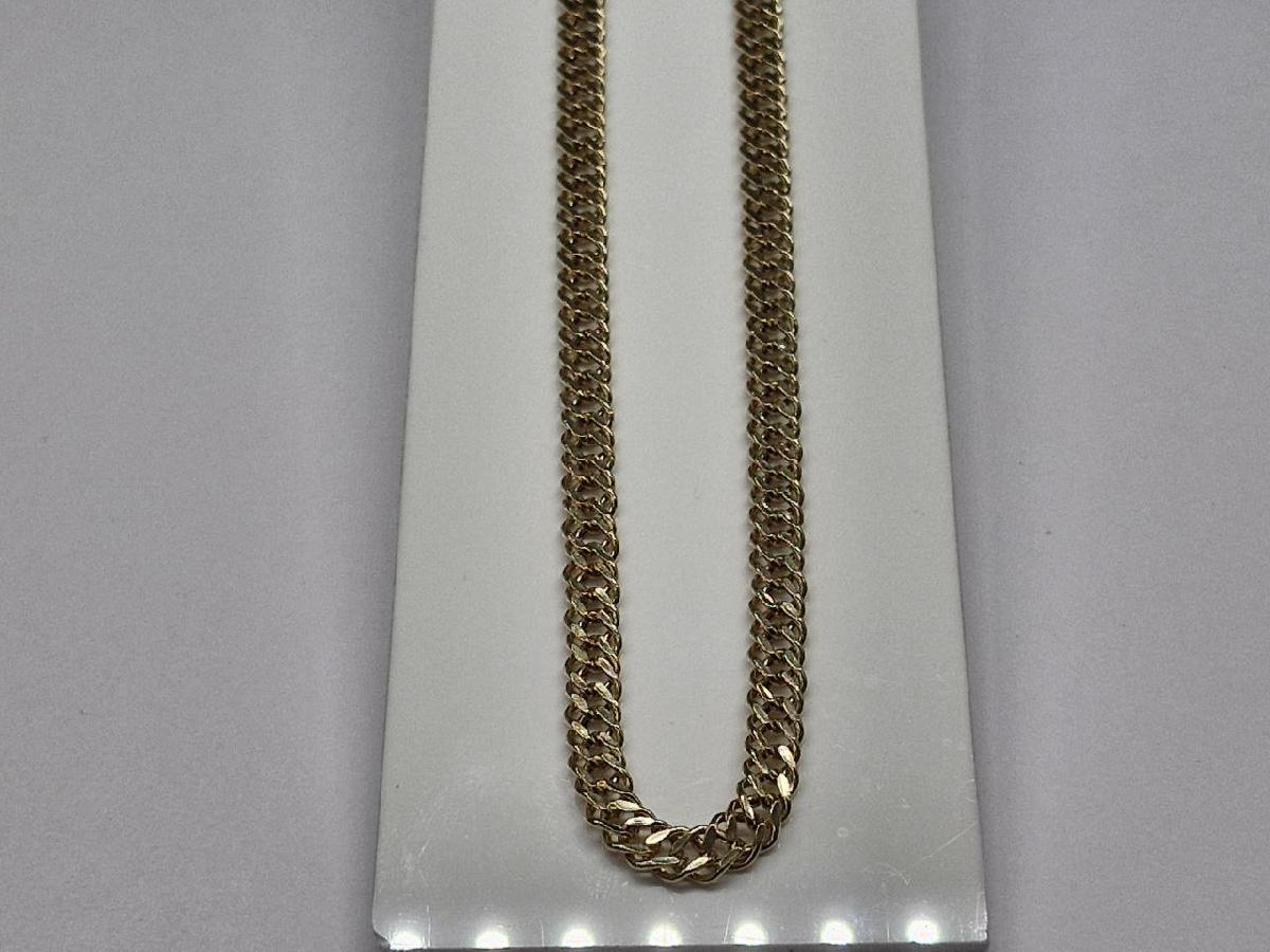 ЦЕПЬ ПУСТОТЕЛАЯ Ромб двойной (Au 585)