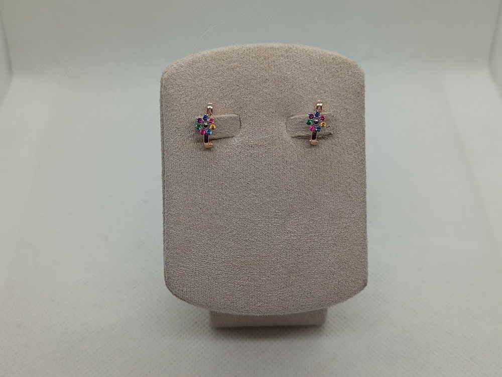 СЕРЬГИ С КАМНЯМИ (Au 585)