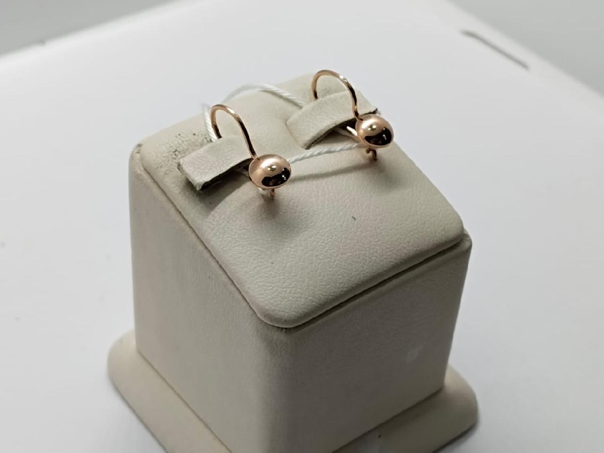 СЕРЬГИ БЕЗ КАМНЯ (Au 583)