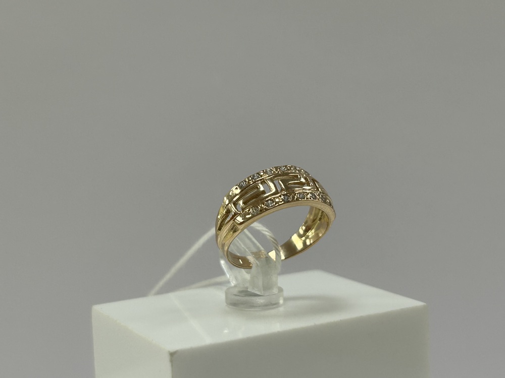 КОЛКМИ585 КОЛЬЦО С КАМНЯМИ (Au 585)