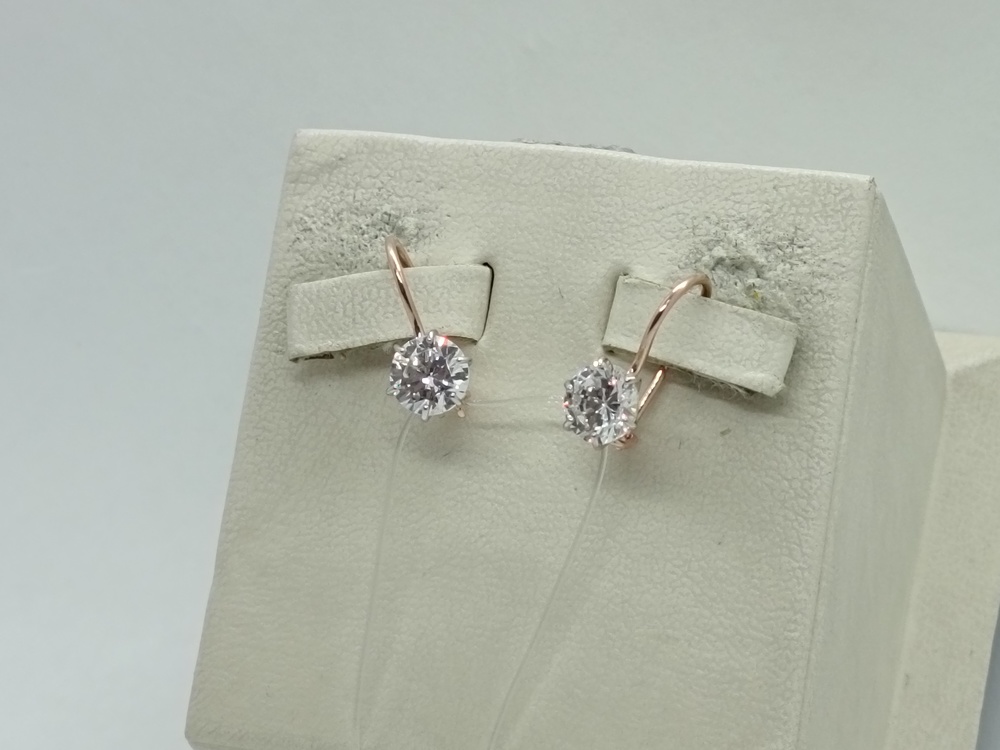 СЕРЬГИ С ПЕТЕЛЬКОЙ (Au 585)