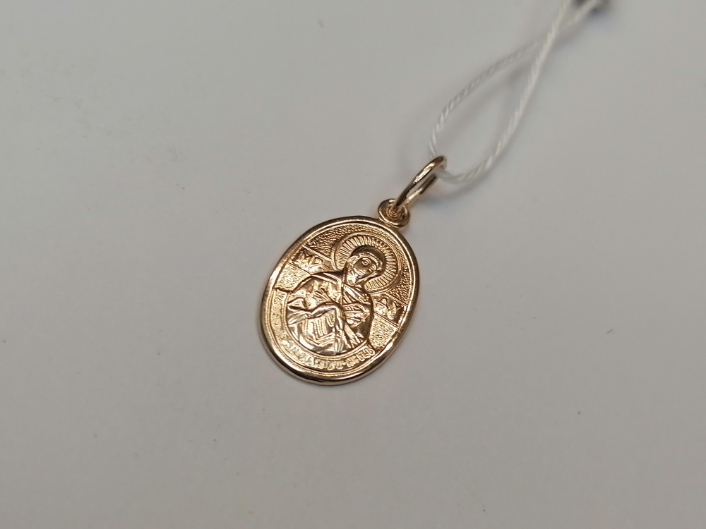 ПОДИБК585 ПОДВЕСКА ИКОНА БЕЗ КАМНЯ (Au 585)