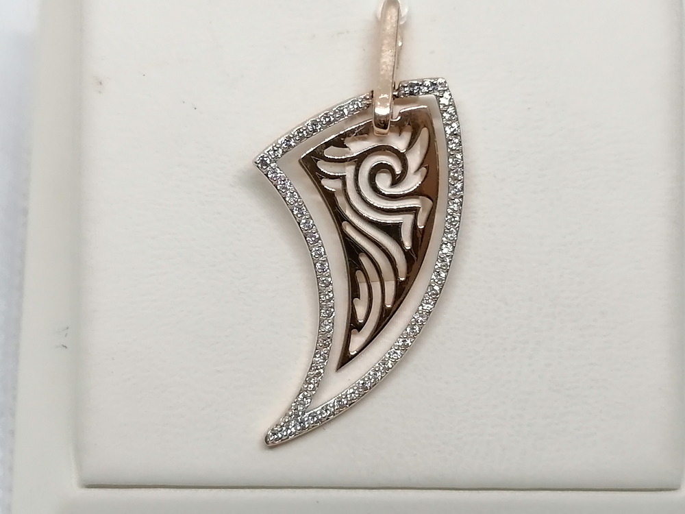 ПОДВЕСКА С КАМНЯМИ (Au 585)