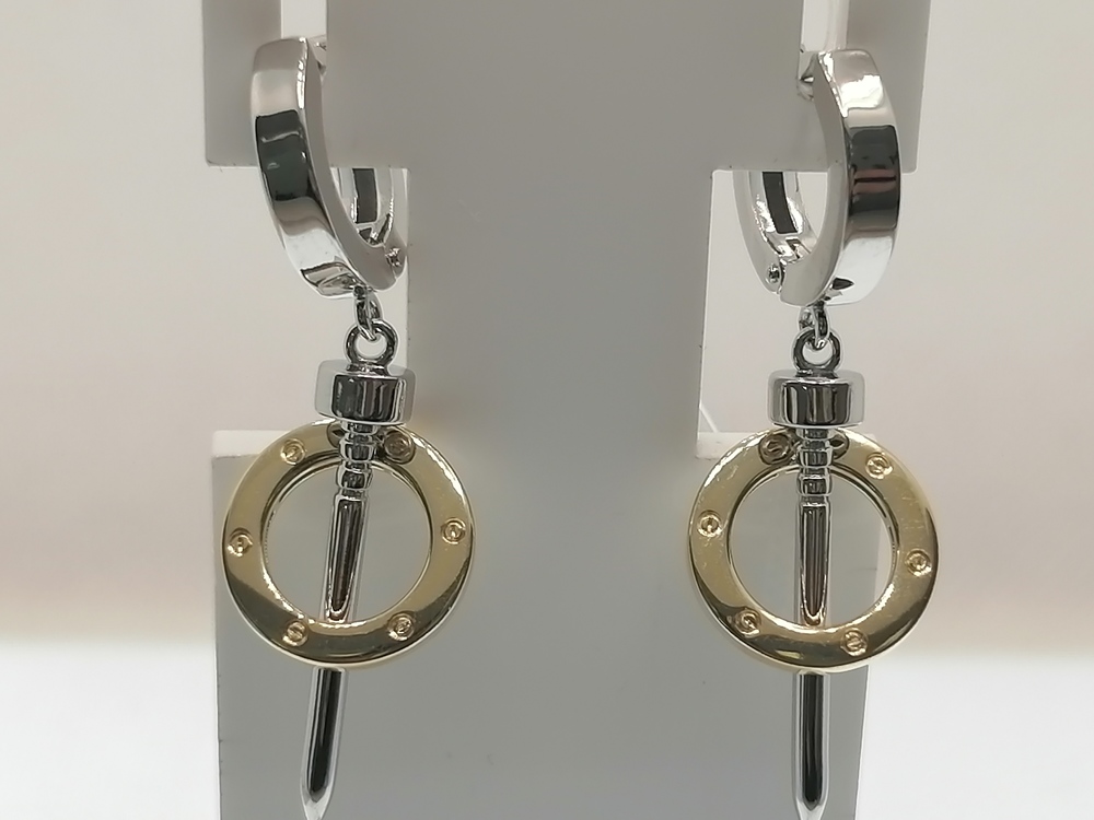 СЕРЬГИ БЕЗ КАМНЯ (Au 585)