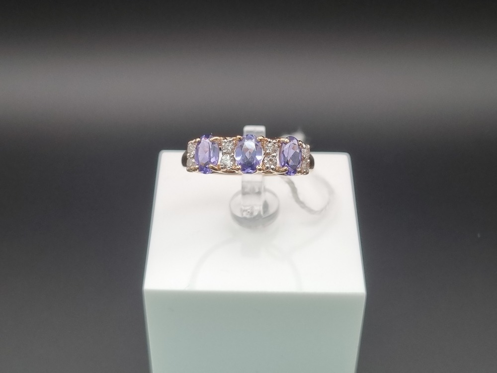 КОЛКМИ585 КОЛЬЦО С КАМНЯМИ (Au 585)