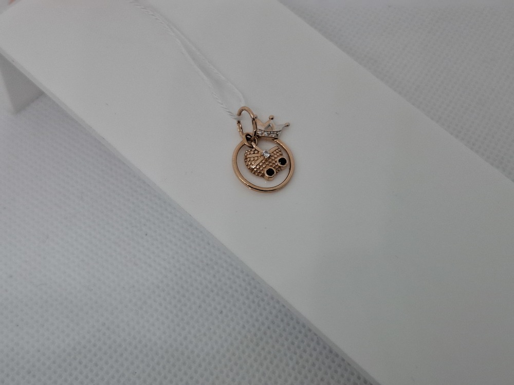 ПОДВЕСКА С КАМНЯМИ (Au 585)