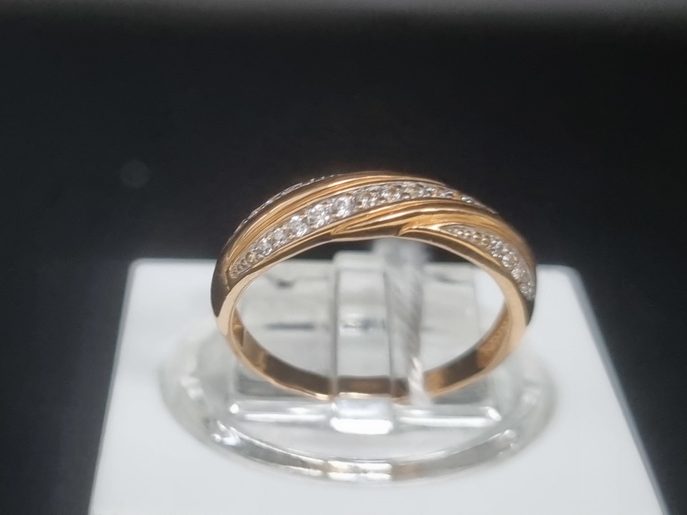 КОЛКМИ585 КОЛЬЦО С КАМНЯМИ (Au 585)