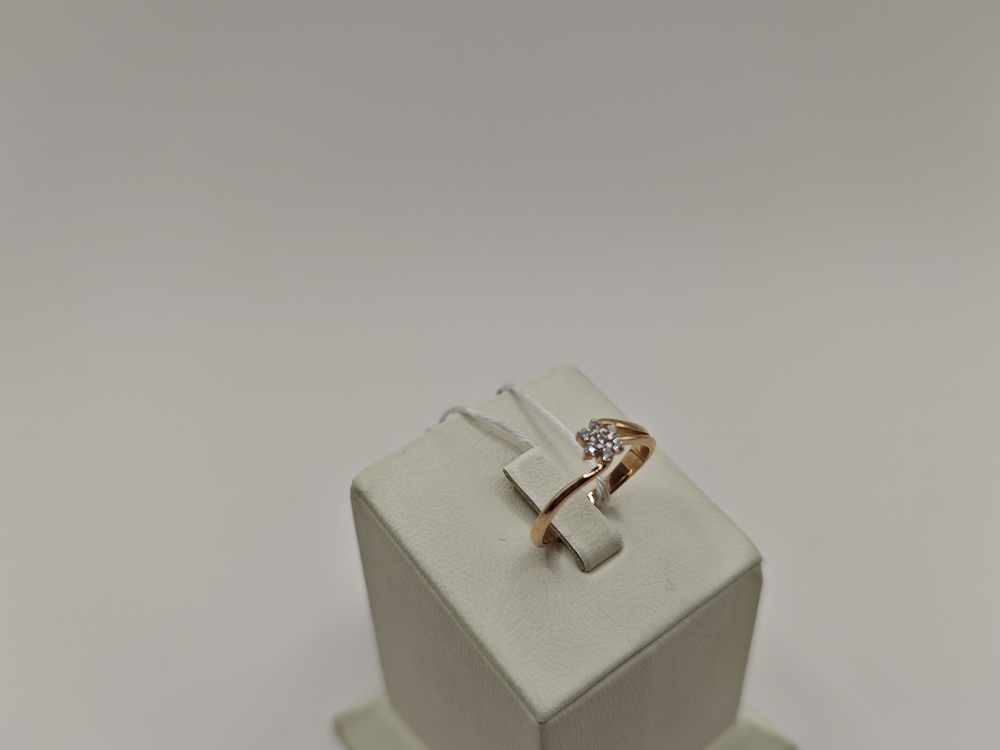 КОЛКМИ585 КОЛЬЦО С КАМНЯМИ (Au 585)