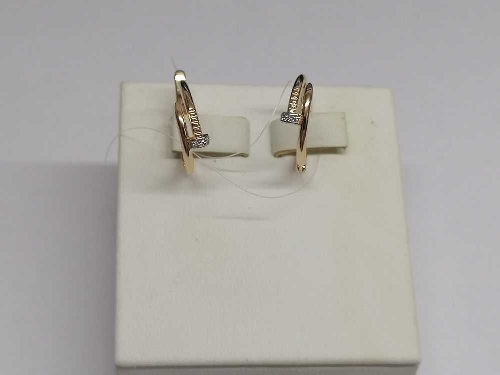 СЕРЬГИ С КАМНЯМИ (Au 585)