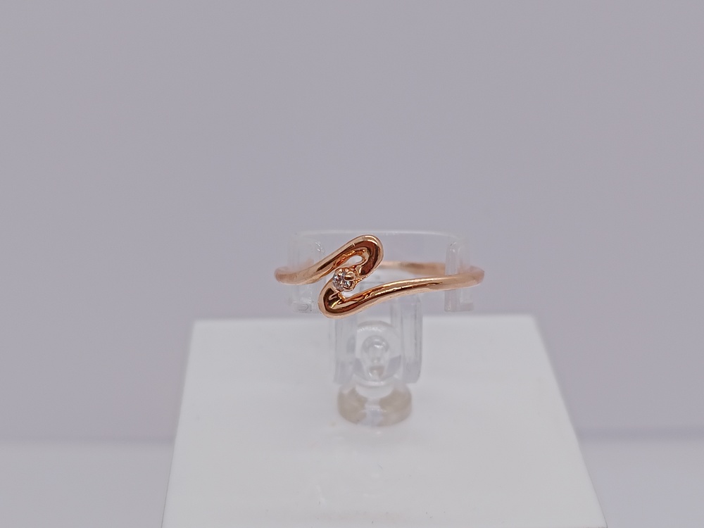 КОЛКМ585 КОЛЬЦО С КАМНЕМ (Au 585)