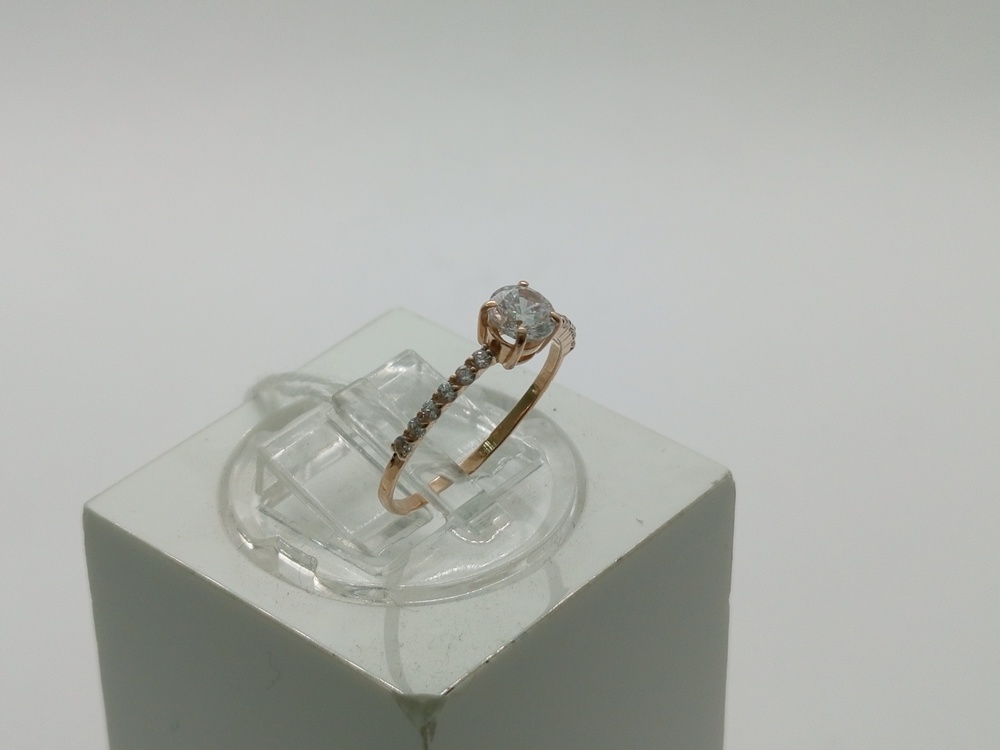 КОЛКМИ585 КОЛЬЦО С КАМНЯМИ (Au 585)