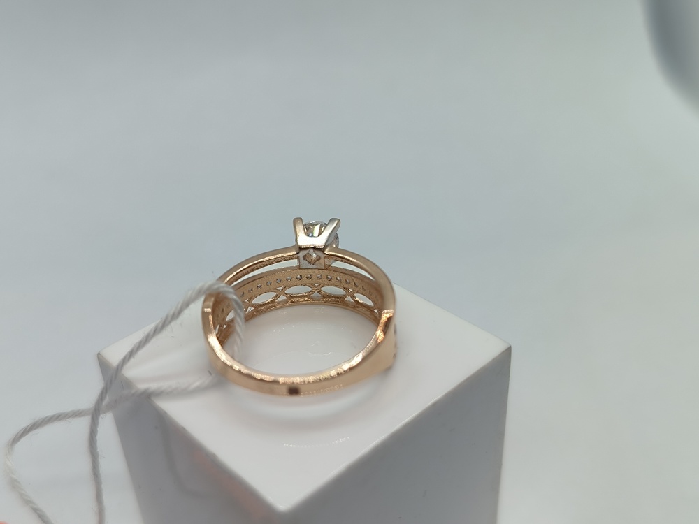 КОЛКМИ585 КОЛЬЦО С КАМНЯМИ (Au 585)