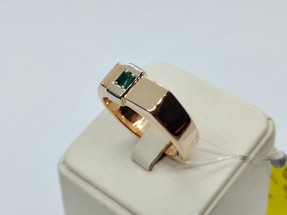 КОЛЬЦО ПЕЧАТКА с камнем (Au 585)