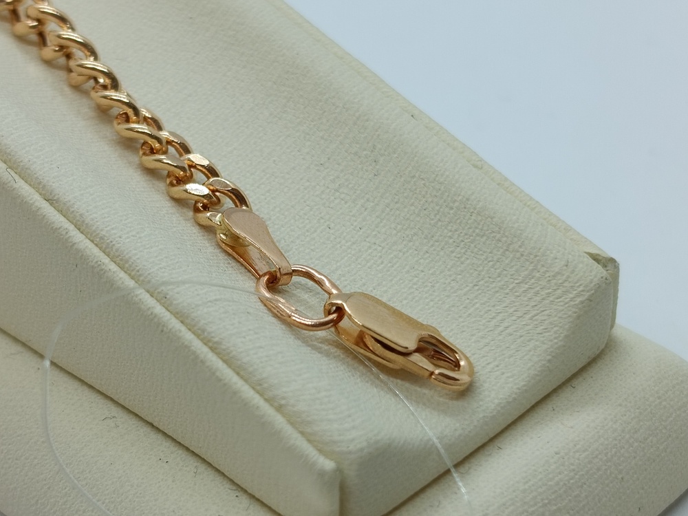 БРАСЛЕТ ПУСТОТЕЛЫЙ Панцирное (Au 585)