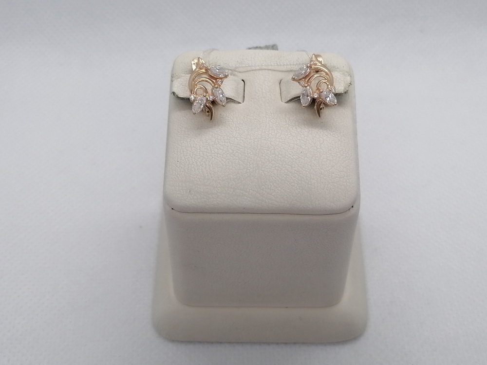 СЕРЬГИ С КАМНЯМИ (Au 585)