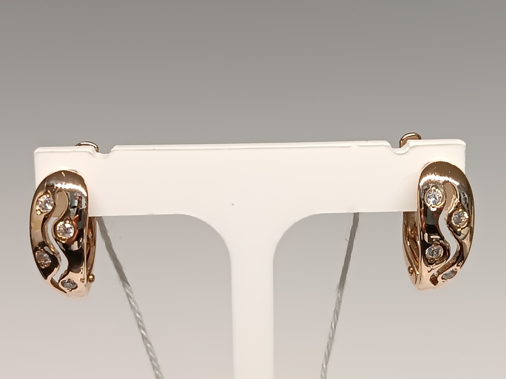 СЕРЬГИ С КАМНЯМИ (Au 585)