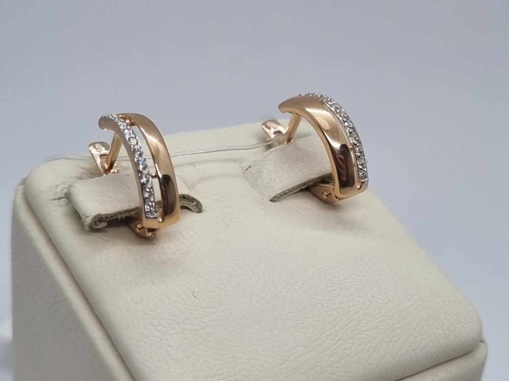 СЕРЬГИ С КАМНЯМИ (Au 585)