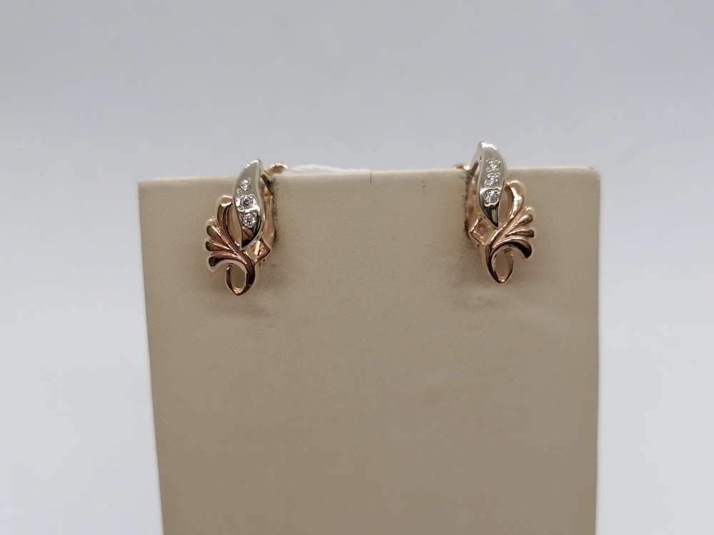 СЕРЬГИ С КАМНЯМИ (Au 585)