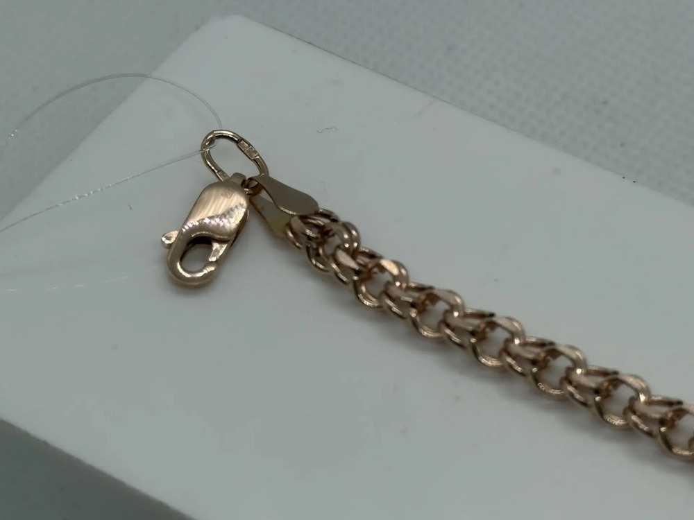 БРАСЛЕТ ПУСТОТЕЛЫЙ Бисмарк (Au 585)