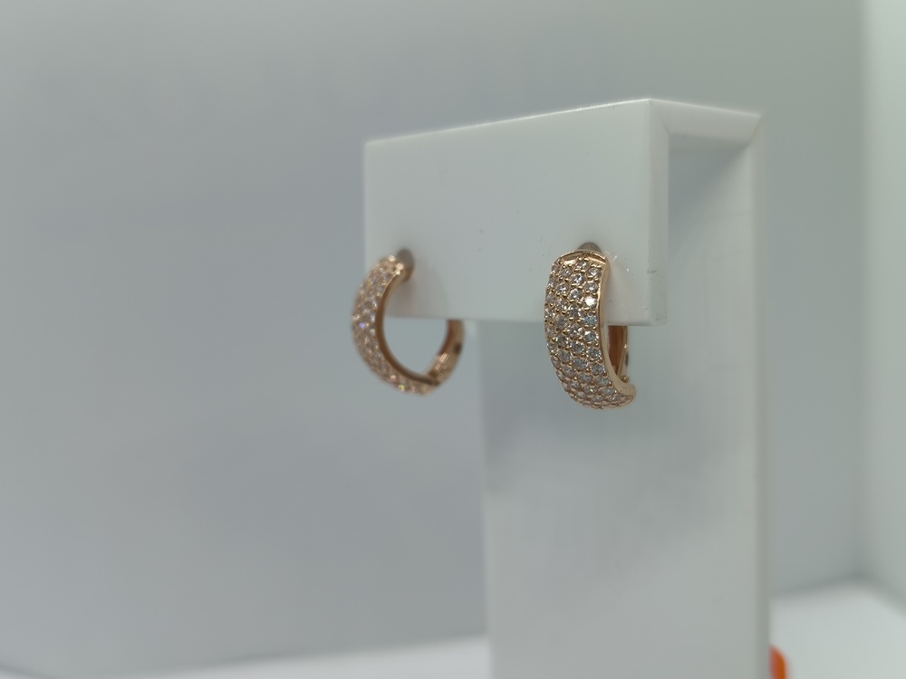 СЕРЬГИ С КАМНЯМИ (Au 585)