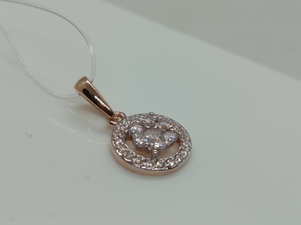 ПОДВЕСКА С КАМНЯМИ (Au 585)