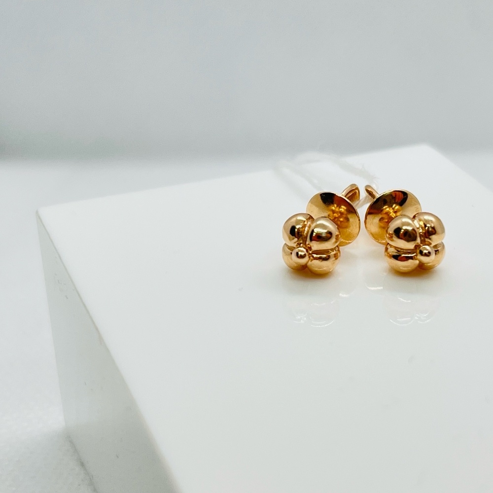 СПУС583 СЕРЬГИ ПУСЕТЫ (Au 583)