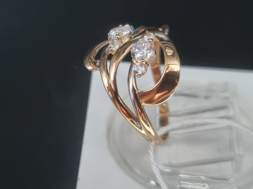 КОЛКМИ585 КОЛЬЦО С КАМНЯМИ (Au 585)