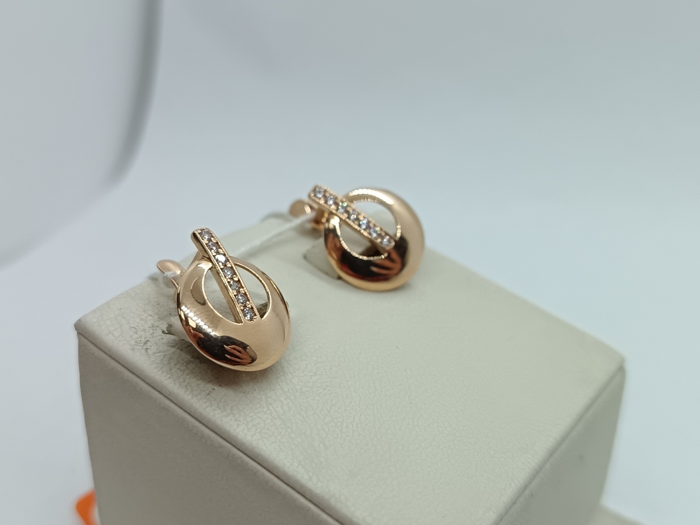 СЕРЬГИ С КАМНЯМИ (Au 585)