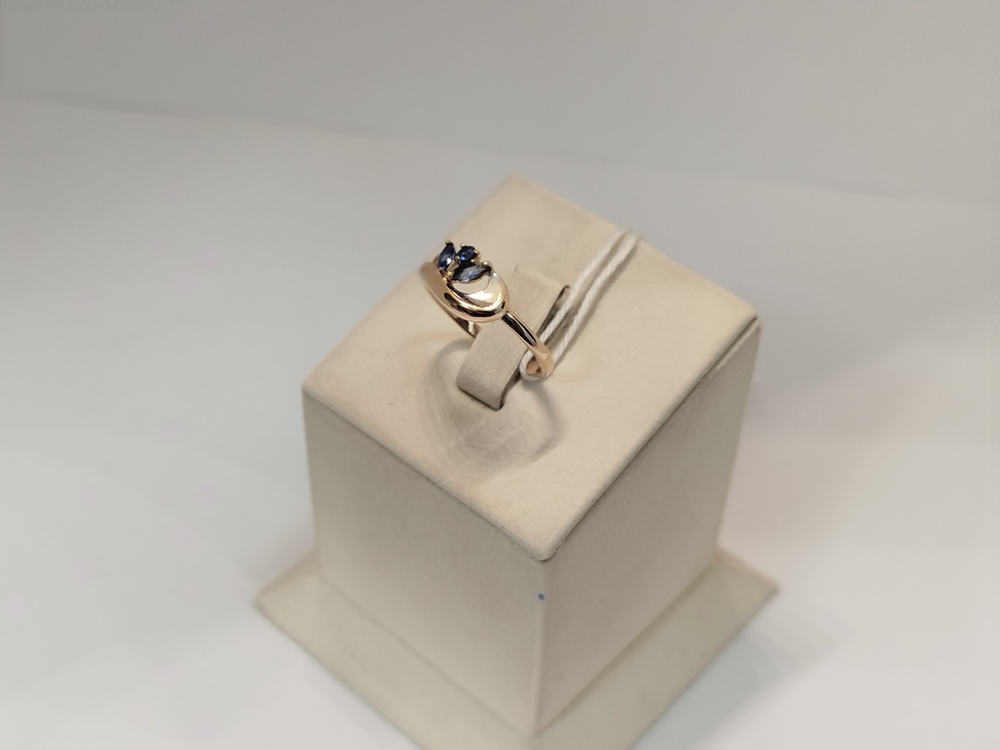 КОЛКМИ585 КОЛЬЦО С КАМНЯМИ (Au 585)