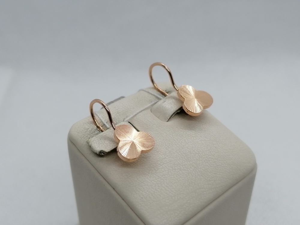 СЕРЬГИ БЕЗ КАМНЯ (Au 585)