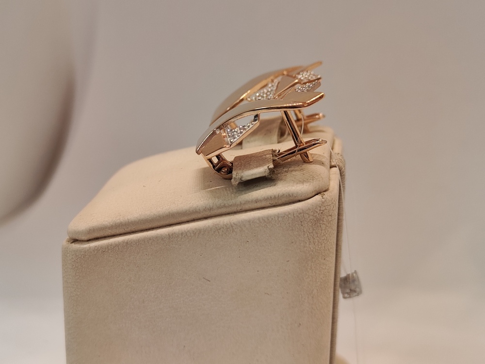 СЕРЬГИ С КАМНЯМИ (Au 585)