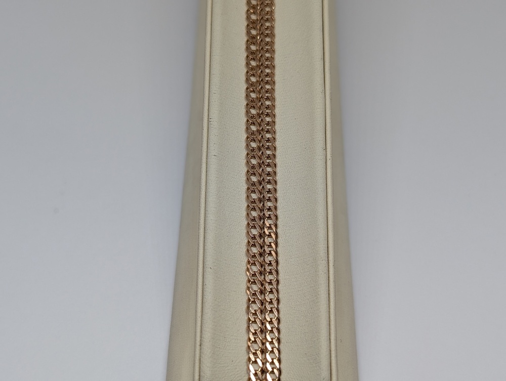 ЦЕПЬ ПОЛНОВЕСНАЯ Ромб двойной (Au 585)