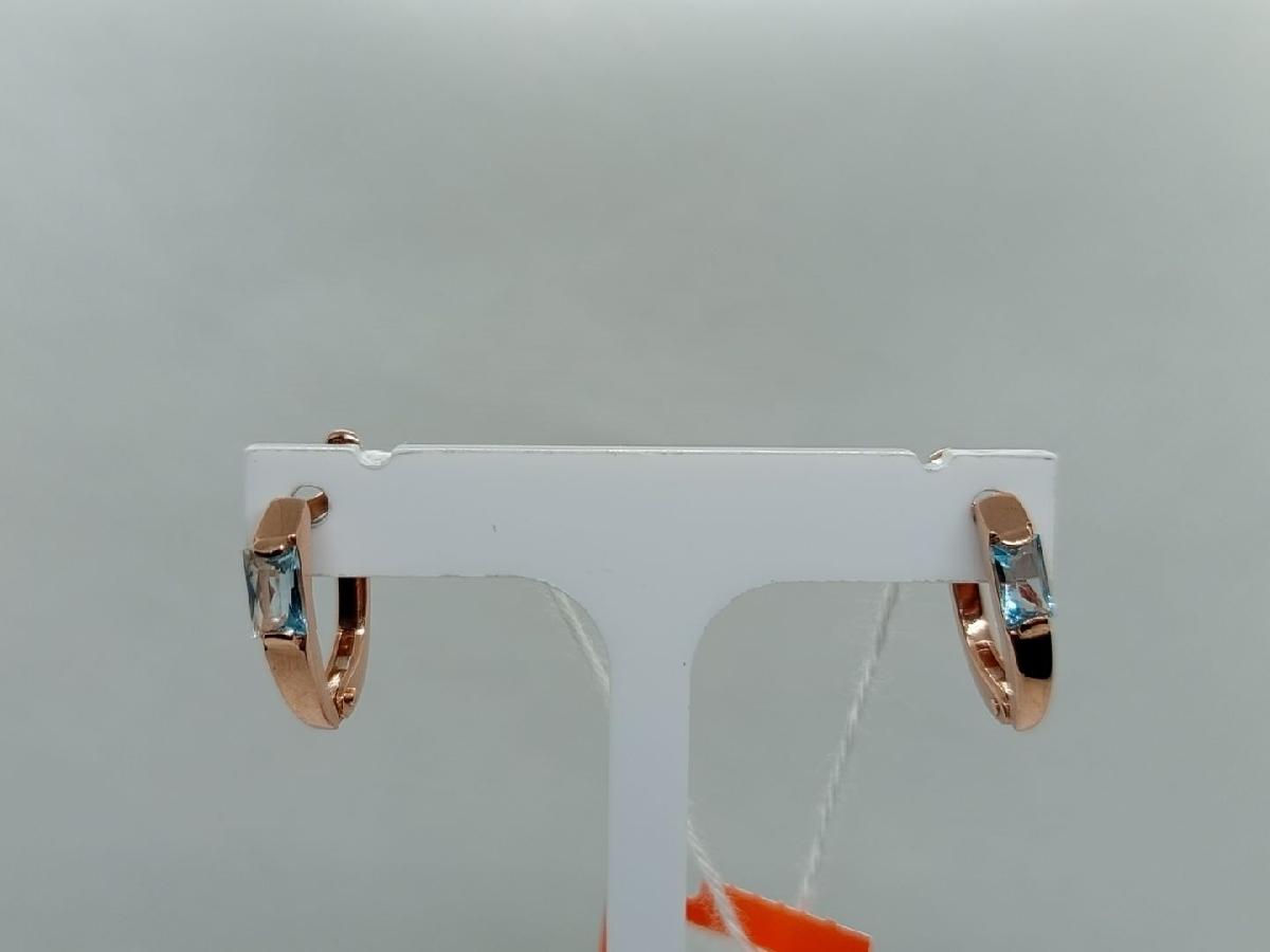 СЕРЬГИ С КАМНЕМ (Au 585)