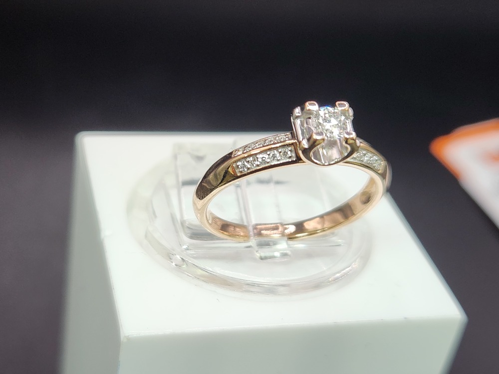 КОЛЬЦО БРИЛЛИАНТ Au 585