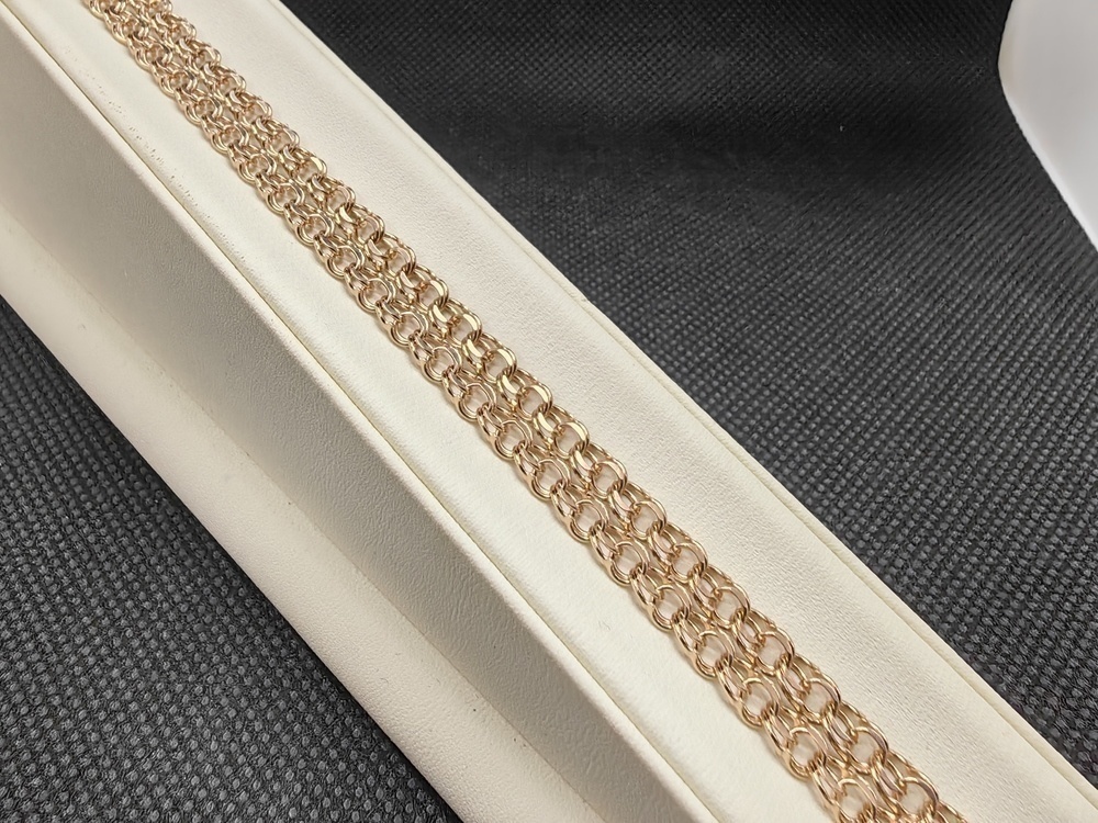 ЦЛБС585 ЦЕПЬ ПОЛНОВЕСНАЯ Бисмарк (Au 585)