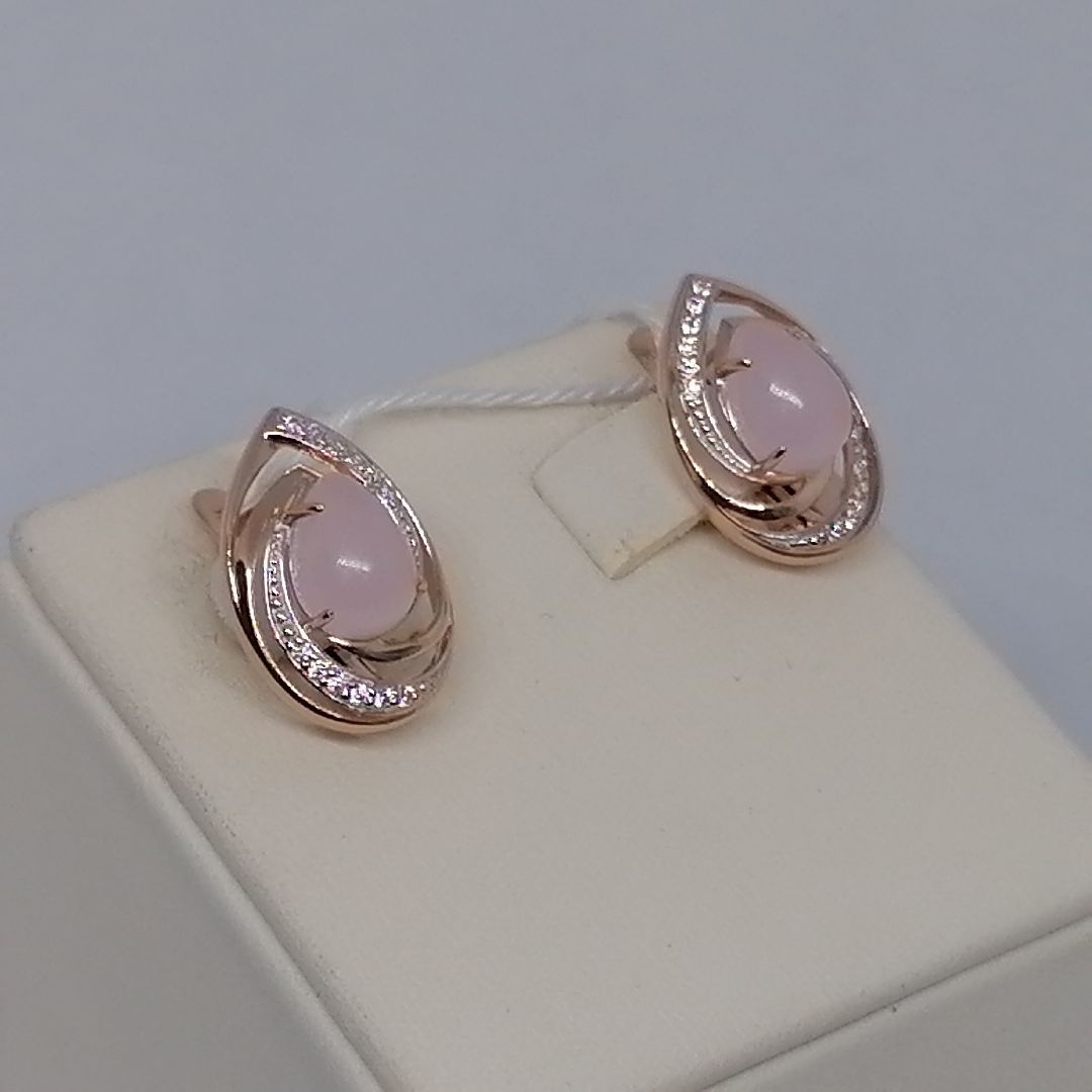 СЕРЬГИ С КАМНЯМИ (Au 585)