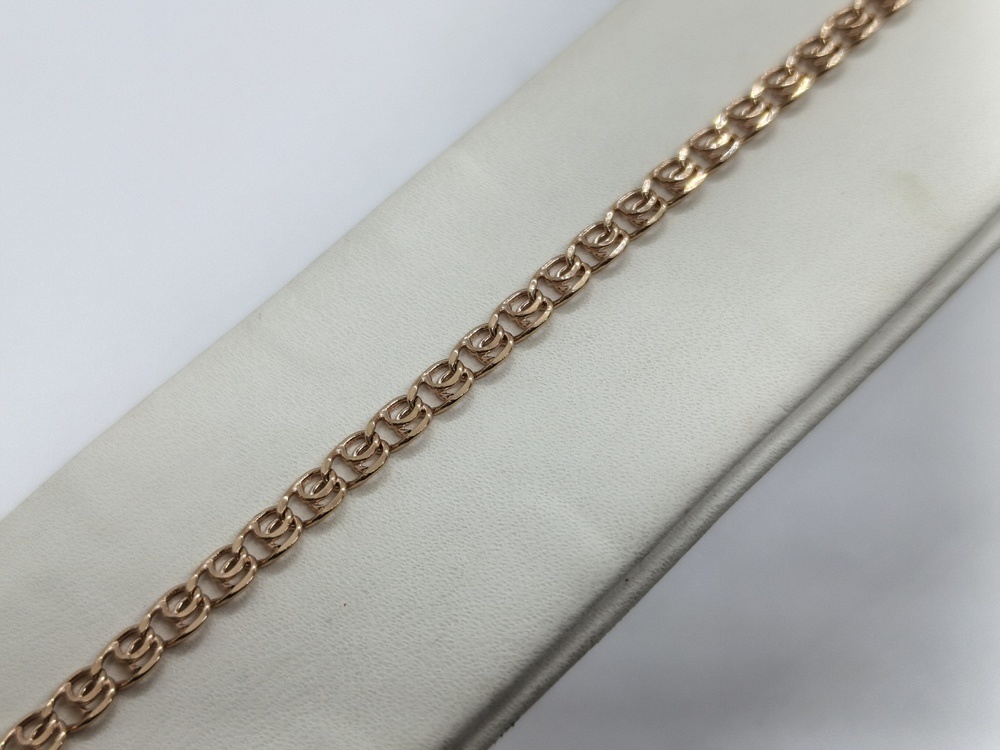 БРАСЛЕТ ПУСТОТЕЛЫЙ Лав Au 585