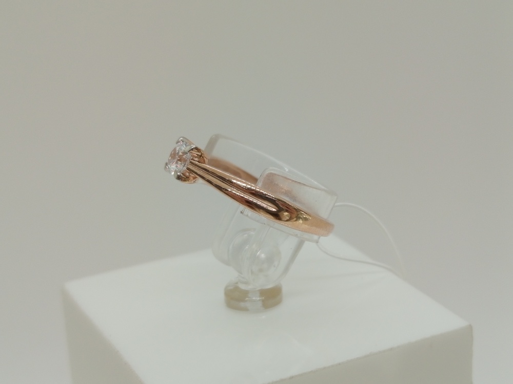 КОЛЬЦО С КАМНЕМ (Au 585)